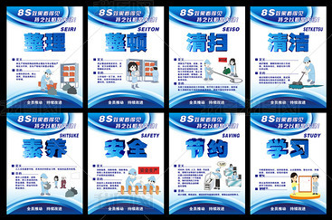 企業(yè)8S管理展板設(shè)計(jì) 理念、要素與資源下載指南